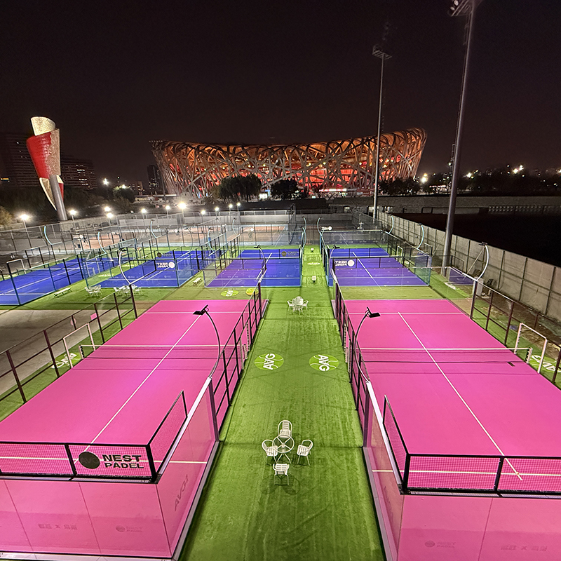 鳥巢板式網(wǎng)球場